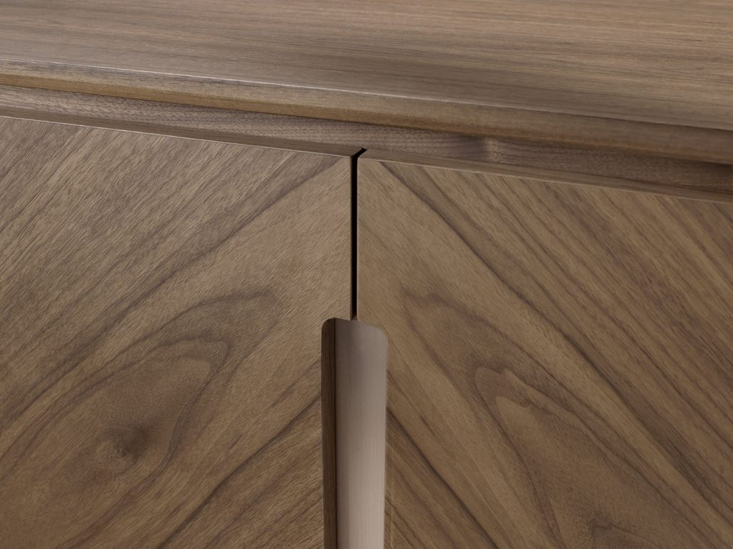 CREDENZA LEONARDO - IN NOCE OLIATO