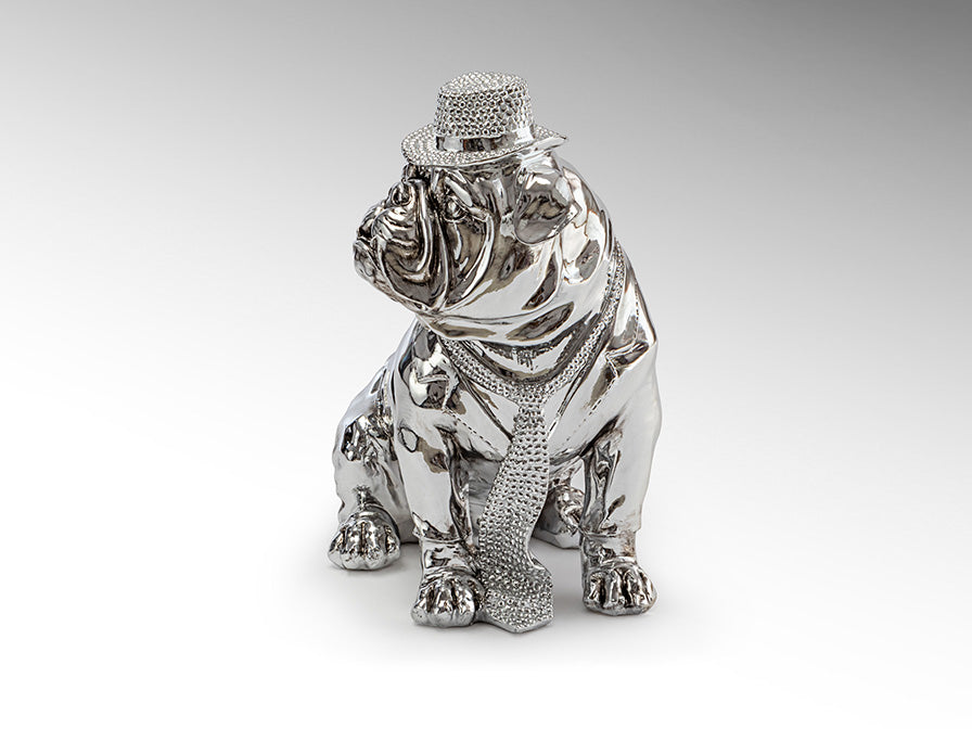 FIGURA DECORATIVA - BULLDOG HAT
