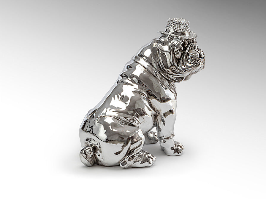 FIGURA DECORATIVA - BULLDOG HAT