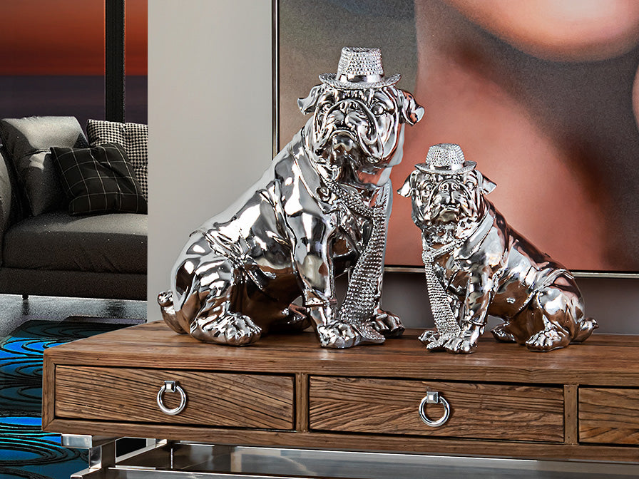 FIGURA DECORATIVA - BULLDOG HAT
