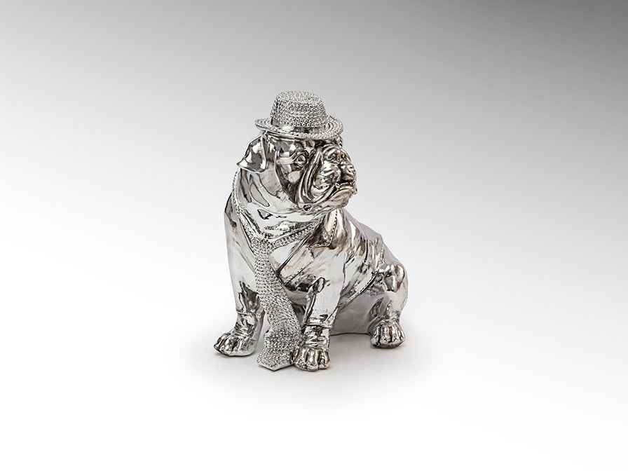 FIGURA DECORATIVA PICCOLA - BULLDOG HAT