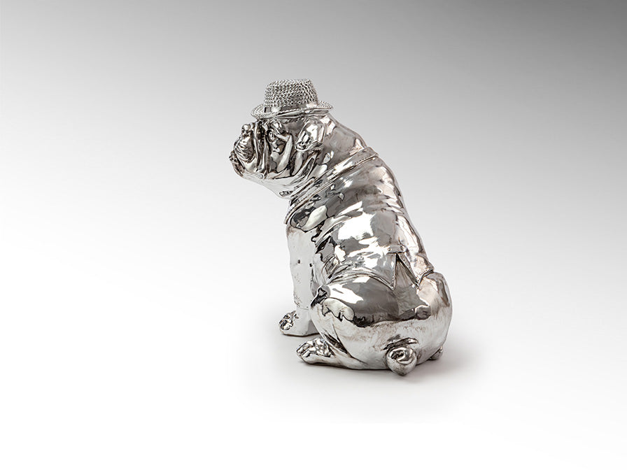 FIGURA DECORATIVA PICCOLA - BULLDOG HAT
