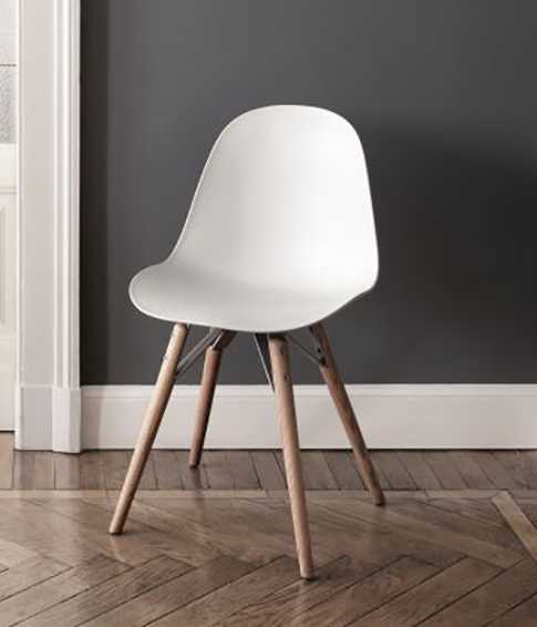 SEDIA CON GAMBE IN LEGNO - MOOD