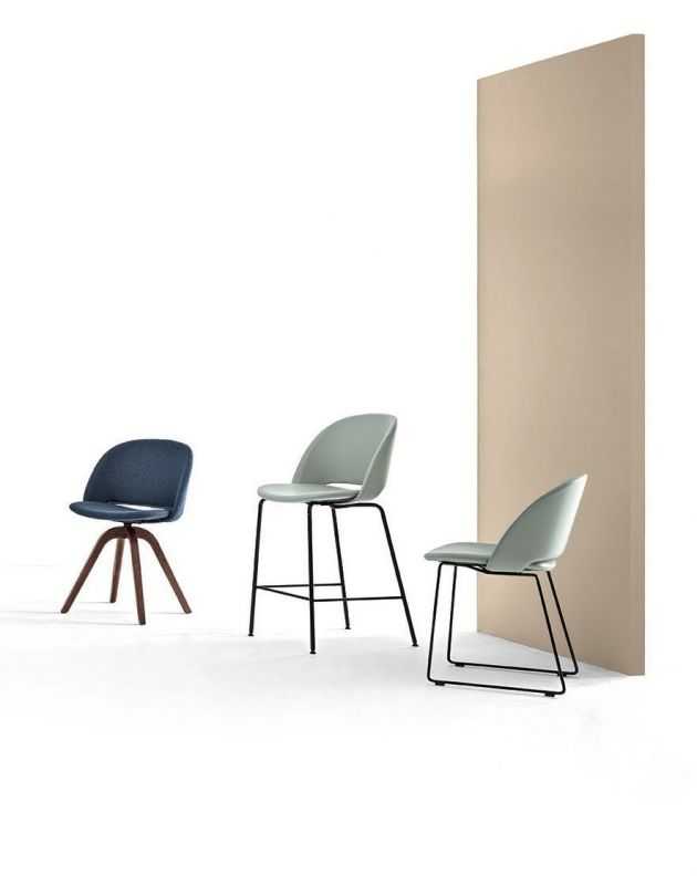 SEDIA IMBOTTITA IN LEGNO - POLO
