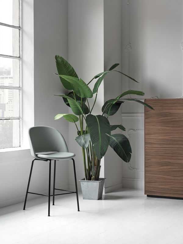 SGABELLO IMBOTTITO IN METALLO - POLO