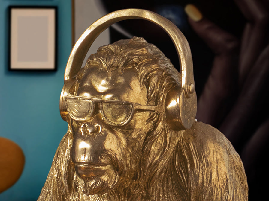 FIGURA DECORATIVA - ORANGUTAN MUSIC