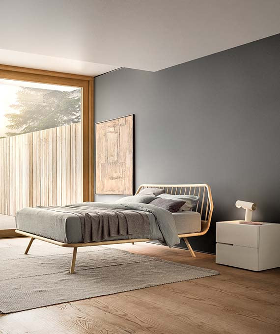 LETTO TRAMA LEGNO