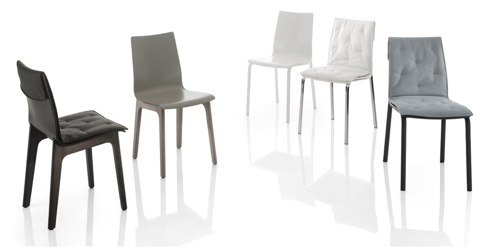 SEDIA ALFA - GAMBE IN LEGNO