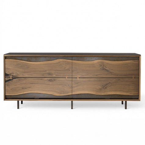 CREDENZA LEONARDO - IN NOCE MASSELLO