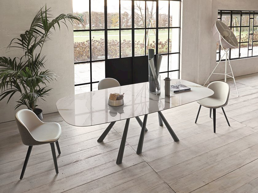 TAVOLO IN VETROCERAMICA - FOREST - Mobil House Arredamenti