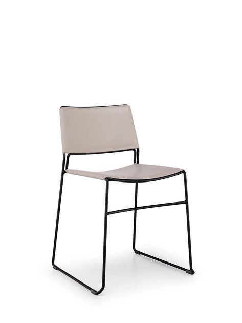 SEDIA IN CUOIO - SLIM - Mobil House Arredamenti