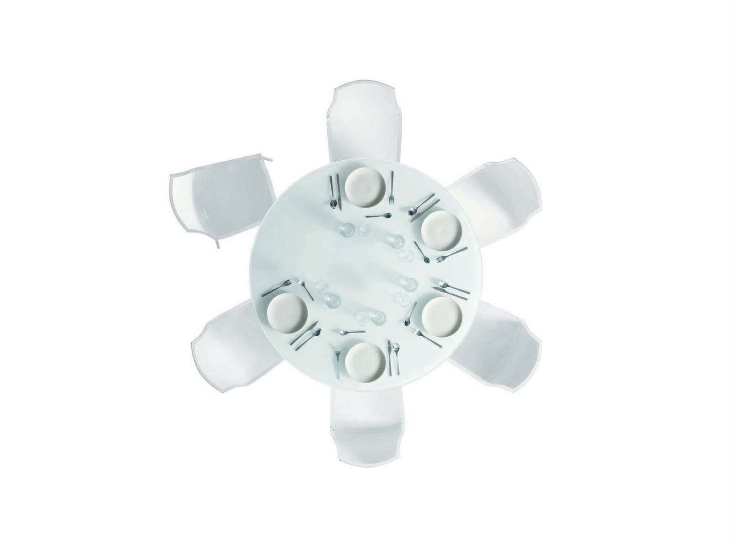 TAVOLO GIRO Ø130 - BASE COLONNA