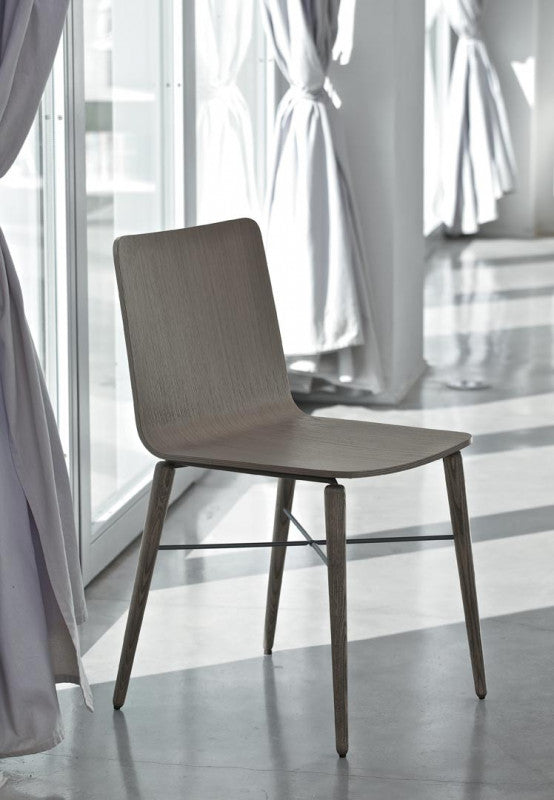 SEDIA KATE - GAMBE IN LEGNO