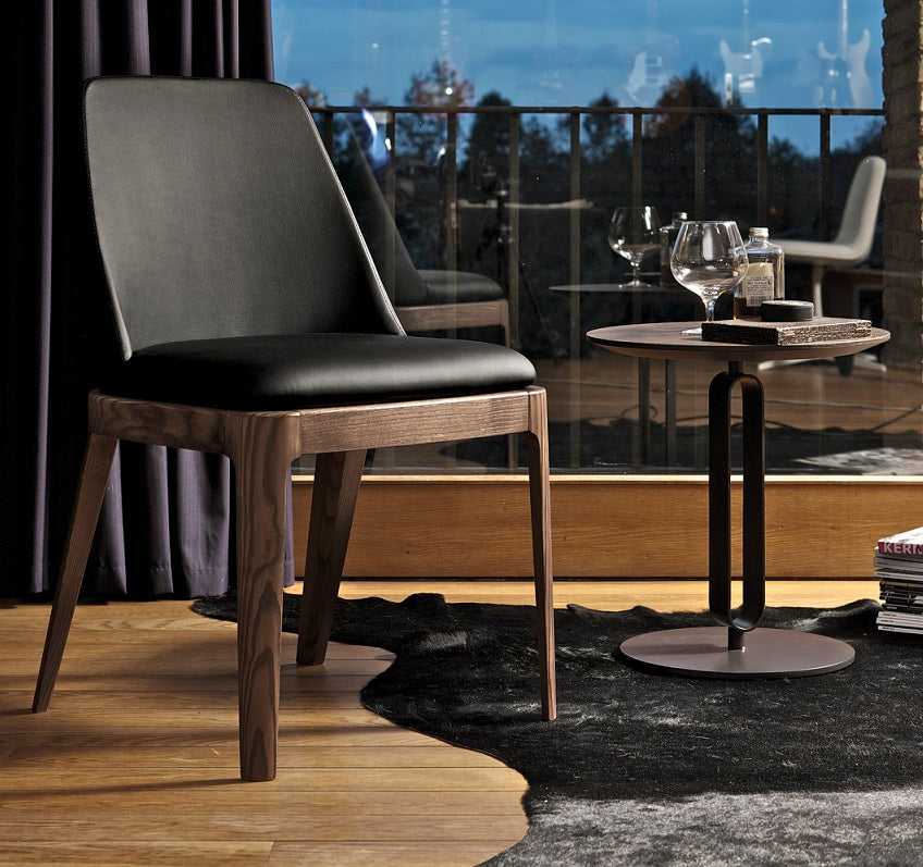 SEDIA MARGOT - GAMBE IN LEGNO