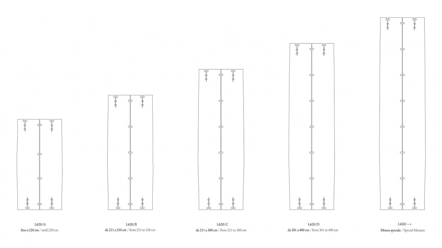 TAVOLO VERO - IN NOCE O ROVERE MASSELLO