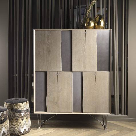 CREDENZA VERO - IN NOCE O ROVERE MASSELLO