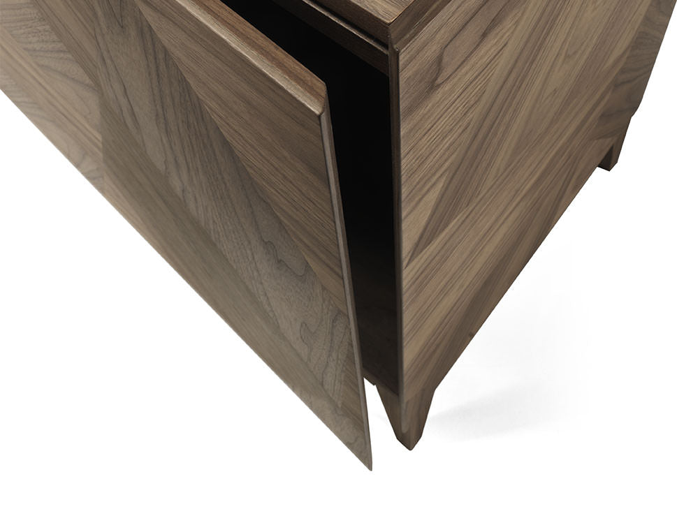 CREDENZA LEONARDO - IN NOCE MASSELLO CON INTARSIO